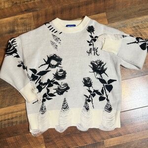 Aelfric Eden rose distressed sweater small